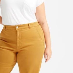 Straight-leg crop Trousers
